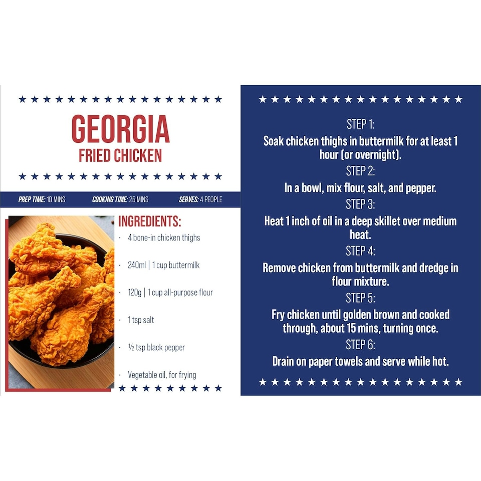 image 1 of Easy Eats USA Road Trip Recipes Book - BBQ & More