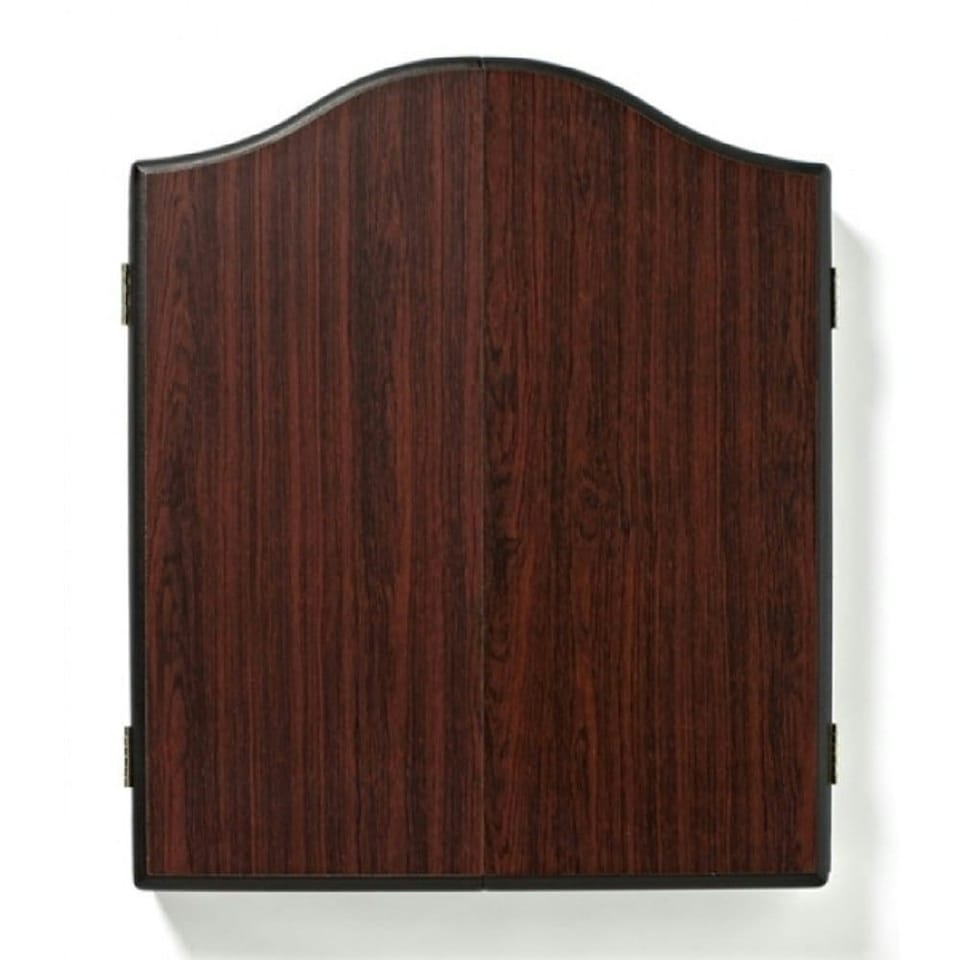 image 1 of Harrows Rosewood Dartboard Cabinet - Brown - One Size