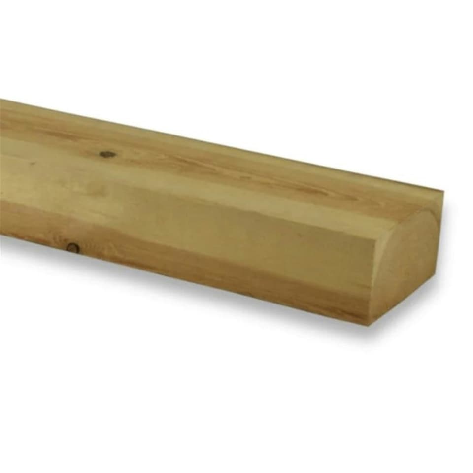 image 1 of PACK OF 5 (Total 5 Units) - 100mm x 125mm (5" x 4") Sawn Timber Carcassing Wood Softwood Timber - 2.4m Length