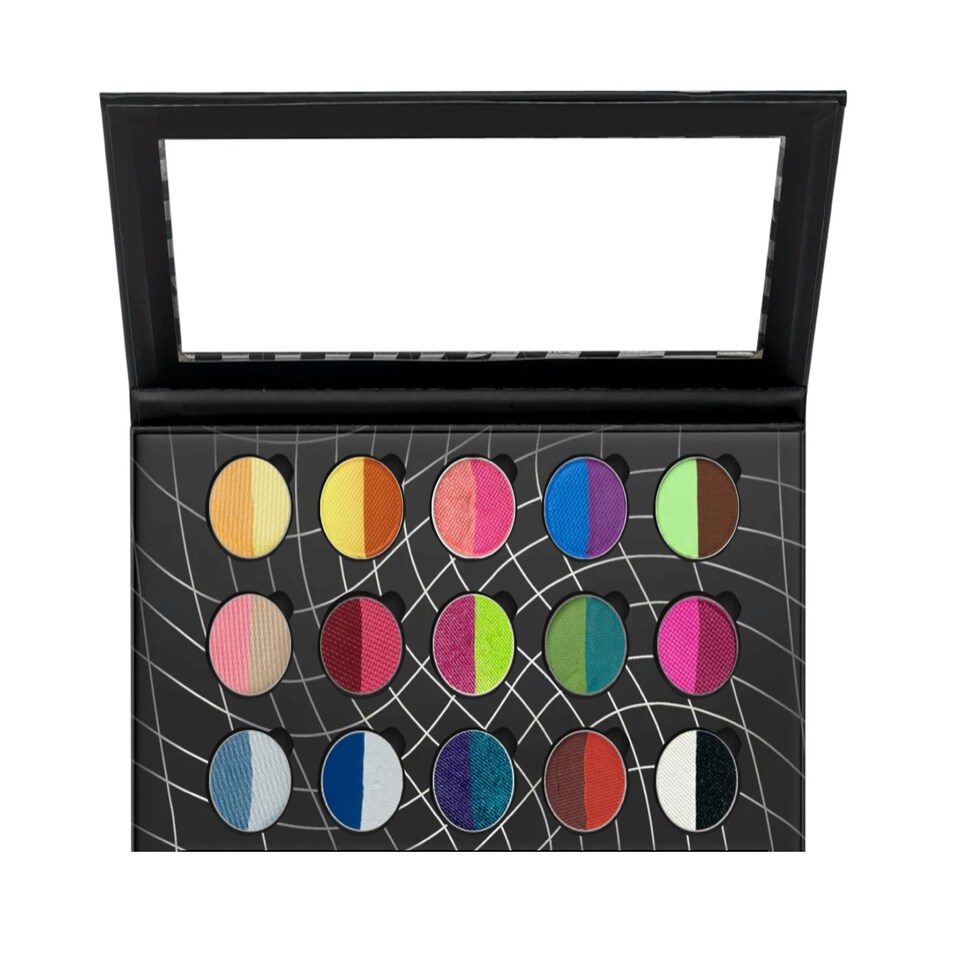 image 1 of Split Liner - 15 Pan Palette - Glisten Cosmetics Multi