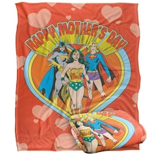 Justice League Happy Mothers Day Blanket - Multicoloured - One Size