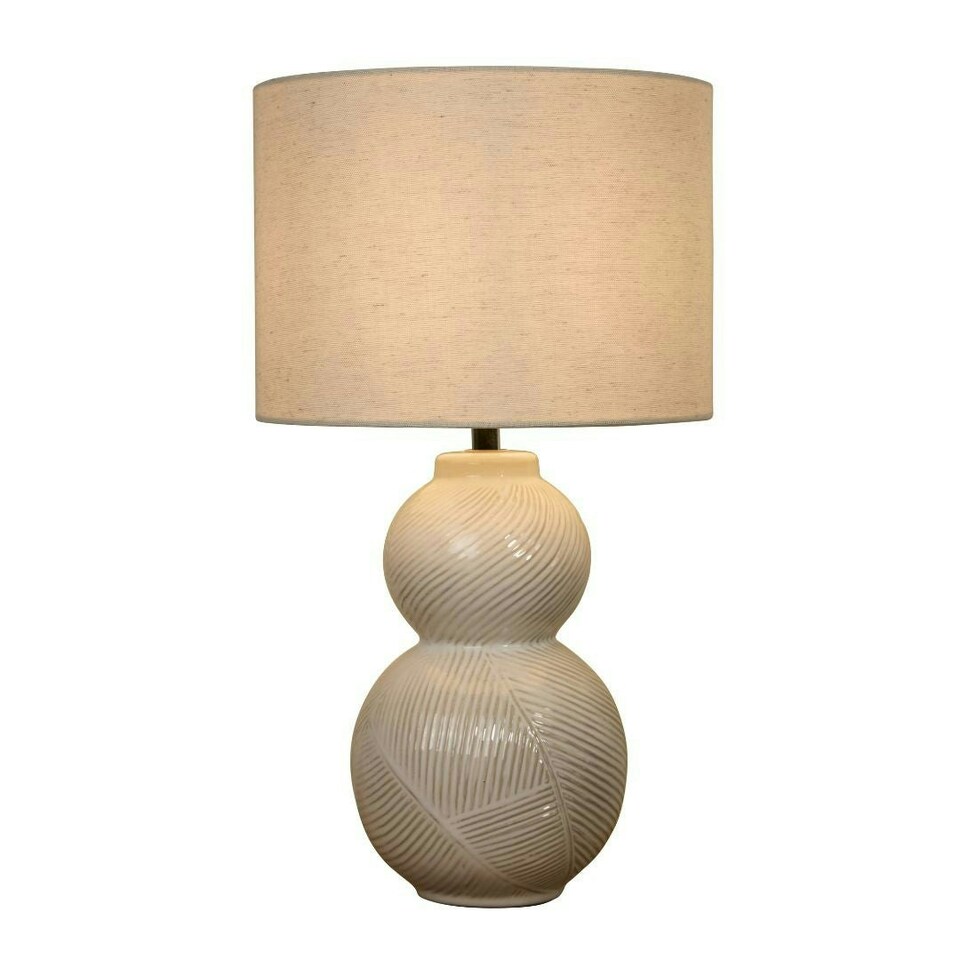 image 1 of Wilmette White Ceramic Table Lamp White