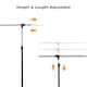 image 5 of COSTWAY Single Rail Garment Drying Rack Metal Clothes Rail