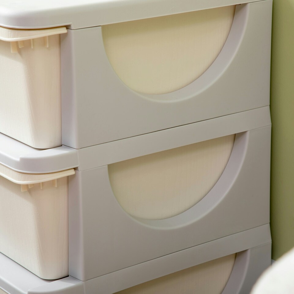 image 1 of HOMCOM Kids Storage Units with Drawers Chest Dresser Tower