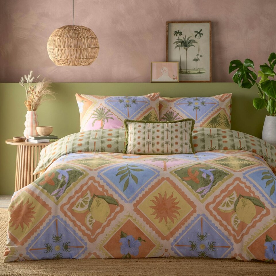 image 1 of Furn Tropicala Printed Single Duvet Set Multi | Single