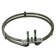 image 7 of SPARES2GO Fan Oven Element 2 Turn for Caple C2230 C2233 C2233BK C2236 Cooker 2000W