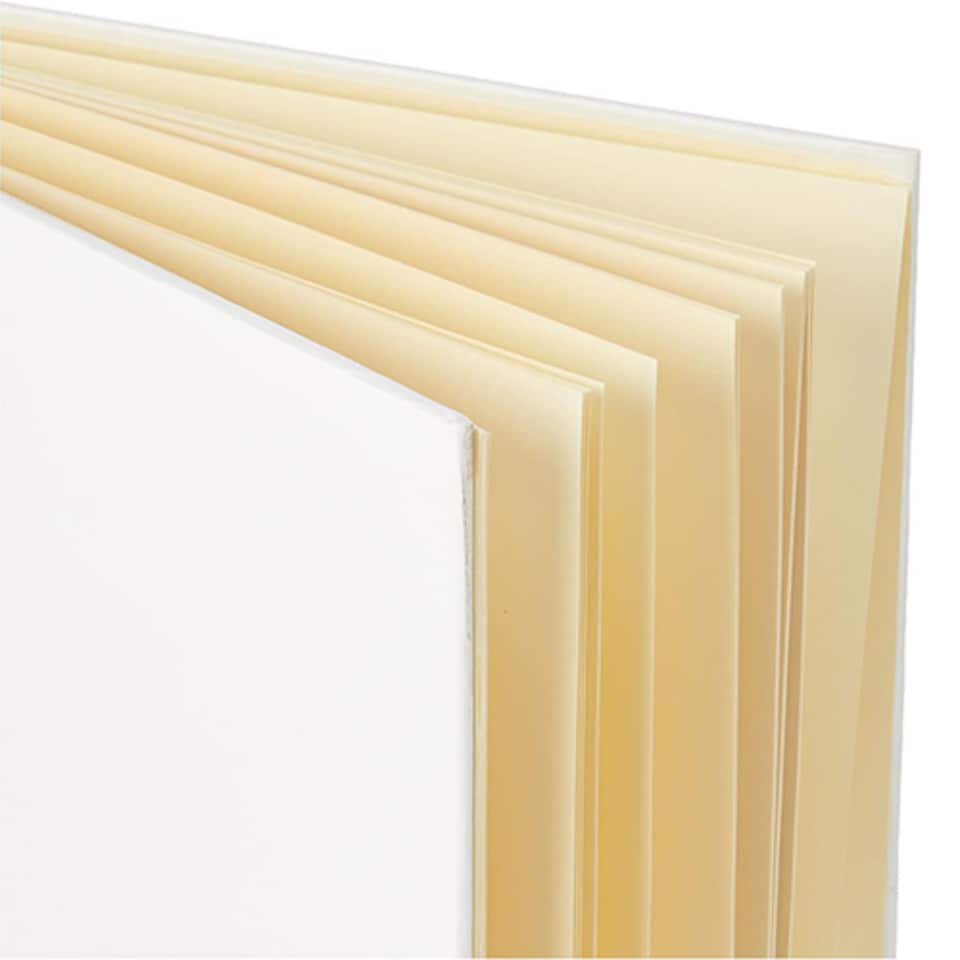 image 1 of Ivory Guest Book with 24 Pages