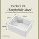 image 5 of Single Bowl Fireclay Ceramic Belfast Sink & Strainer Waste - 595mm