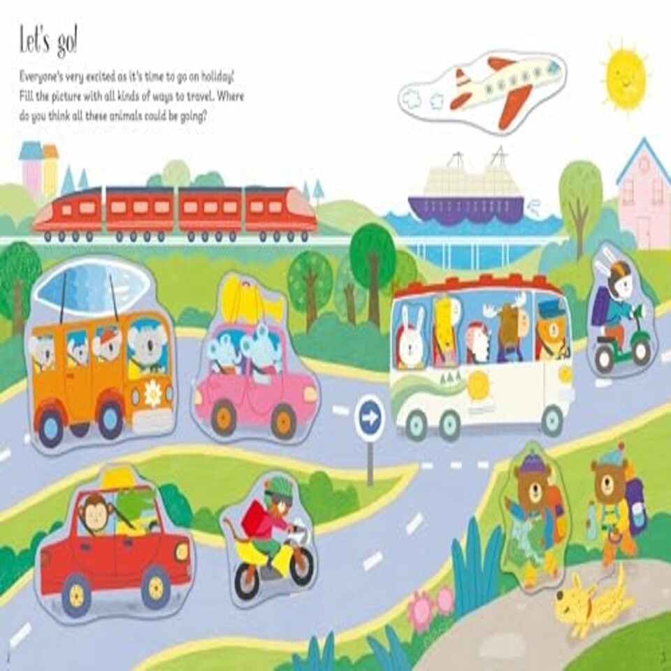 image 1 of First Sticker Book Holiday - Books - 9781805075295