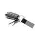 image 3 of XD Collection PU Recycled Keyring - Black - One Size
