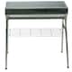 image 1 of Portable BBQ Charcoal Barbecue Grill Folding Stainless Steel Stove Garden Picnic