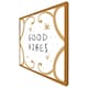 image 1 of Good vibes (Picture Frame) Brown | Oak | XS