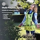 image 3 of Gardening Apron - 14 Pockets Waterproof Oxford Cloth Garden Apron for Women with Multiple Uses | Green | Green