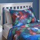 image 3 of OHS Reversible Coverless 10.5 Tog Soft Plush All Year Round Duvet Cover and Pillowcase Bedding Set Multi | Neon Multi Football | Single