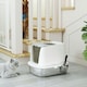 image 9 of PawHut Stainless Steel Litter Box, Enclosed Metal Cat Litter Tray with Scoop White | One Size