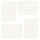 image 2 of Wedding Letter Stencils - Pack of 4