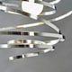 image 2 of ValueLights Bensson Silver Ceiling Pendant Shade