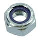 image 3 of M8 x 1.25mm Nyloc Nut Fastener Hexagonal Metric Nuts Grade 8 Zinc Plated 100pk