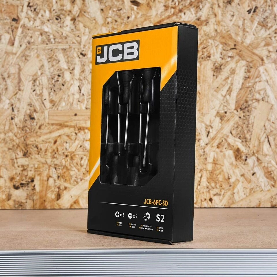 image 1 of JCB 6 Piece Screwdriver Set | JCB-6PC-SD
