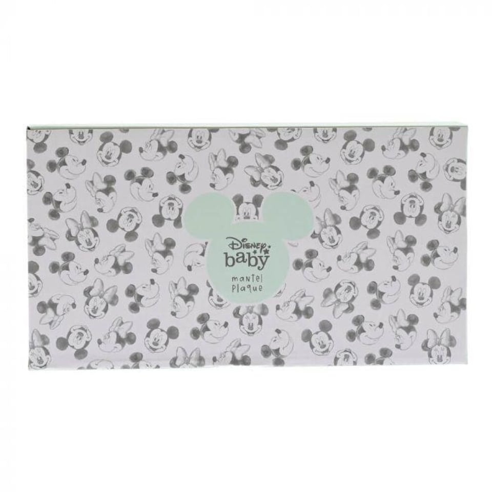 image 1 of Disney Mickey Hello Little Star Mantle Plaque Blue