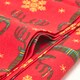 image 4 of Homescapes Red Reindeer 100% Cotton Christmas Tablecloth - 178 x 305 cm | Red | 178cm x 305cm (70" x 120")