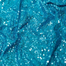 Minerva Core Range Turquoise Sequin ITY Silky Stretch Knit Fabric for Dressmaking, 127cm / 50" Wide - per metre