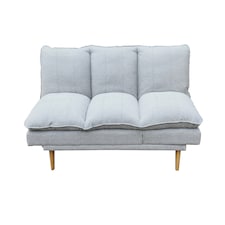 The Amalfi 3 Seater Sofa in Grey or Sky Blue | Grey | One Size