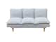 image 1 of The Amalfi 3 Seater Sofa in Grey or Sky Blue | Grey | One Size