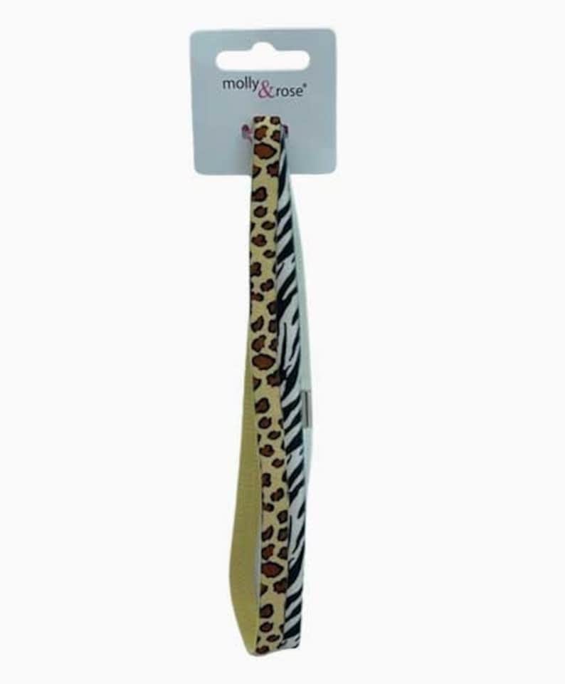 Molly And Rose Elastic Bandeau Animal Print Elastic Band 8386