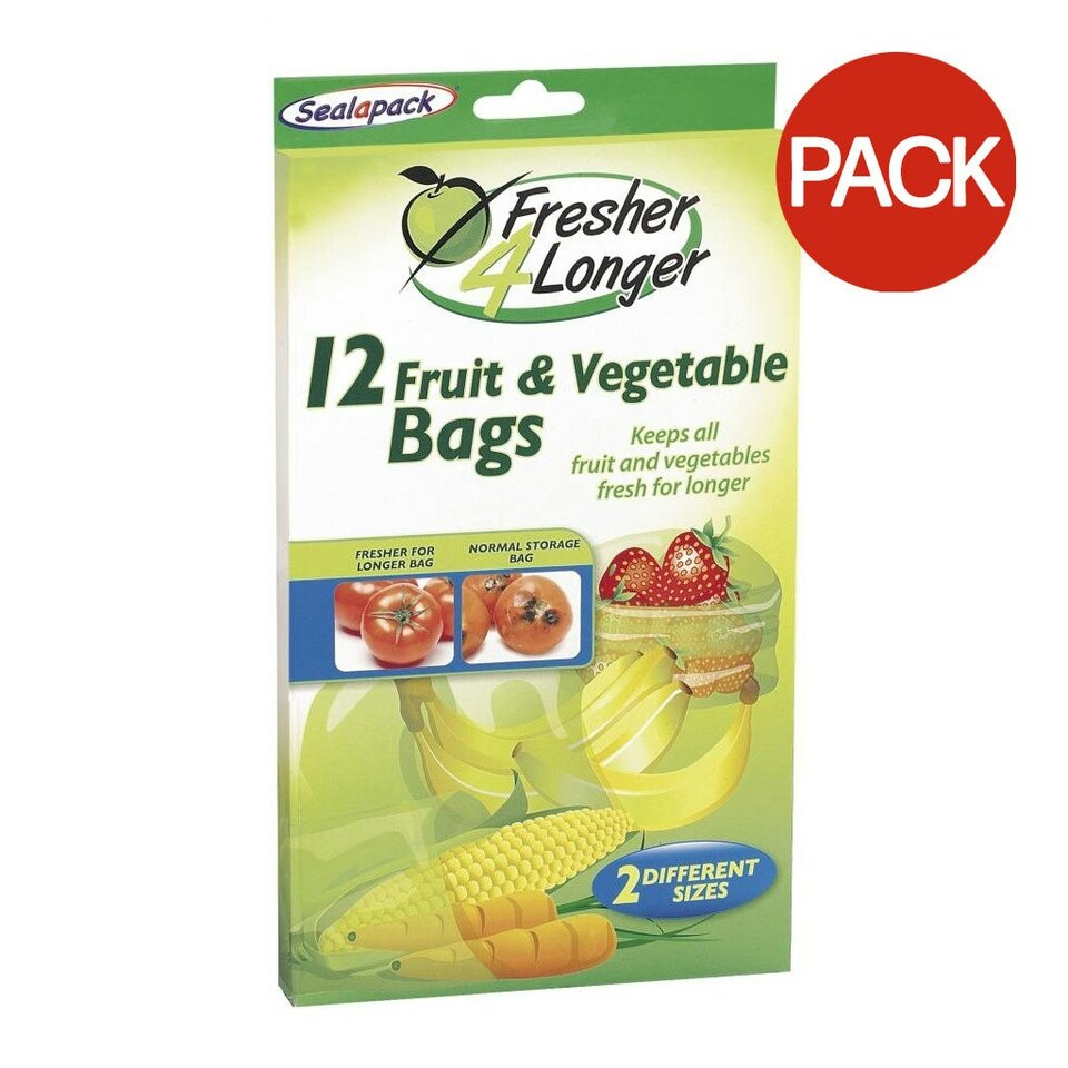 Sealapack Food Storage Bag (Pack of 12) - Transparent - One Size Clear | One Size