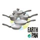 image 1 of Earth Pan Ceramic Non-Stick Saucepan & Frying Pan Set - 5 Piece