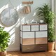 image 2 of Industrial 10 Drawer Chest Storage Unit Brown