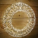 image 5 of 50cm 1440 Warm White LEDs Outdoor Christmas Wreath with Lights Pre Lit Door Wreath