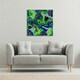 image 2 of hand drawn exotic plants (Canvas Print) 46 x 46 x 4cm