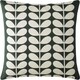 image 2 of Orla Kiely Buttercup Pine Filled Cushion 45x45cm | Green