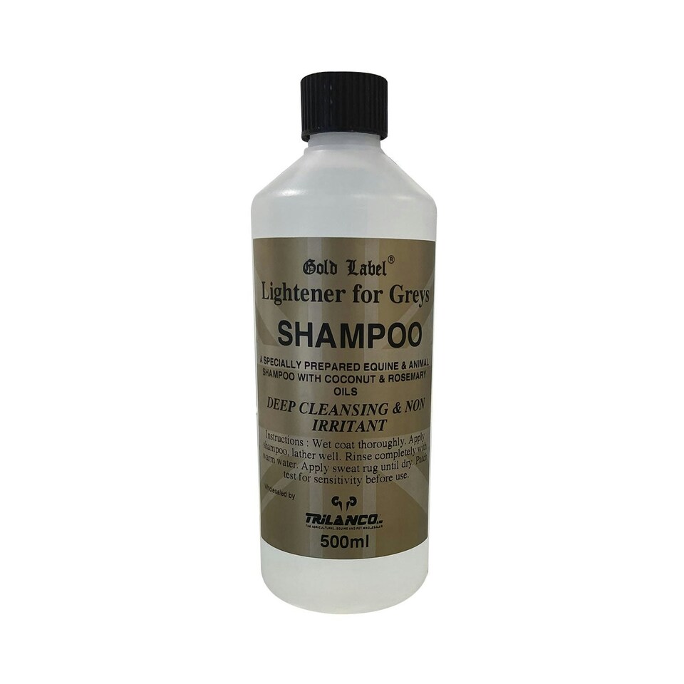 image 1 of Gold Label Shampoo Lightener For Grey Horses - 500ml