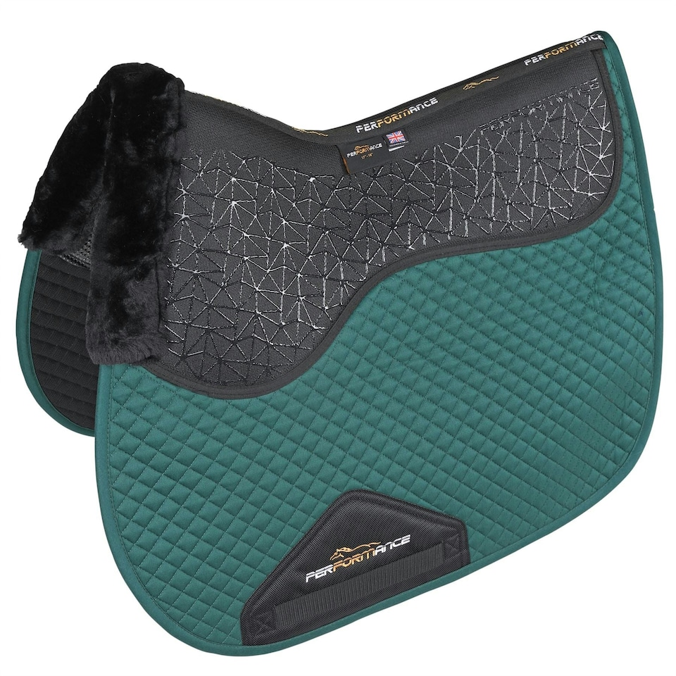 image 1 of Shires Performance Fusion Saddlecloth Black | Size: 17-18 Inch
Colour: Black