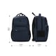 image 8 of Durable Laptop Backpack with Smart Organisation and Travel-Friendly Design - Navy