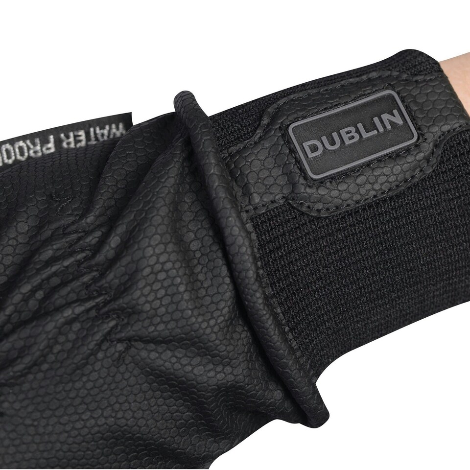 image 1 of Dublin Thinsulate Riding Gloves - Black - XS Black | XS