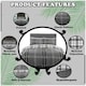 image 2 of VELVETIO Bardsley Check Printed Duvet Cover Set Reversible Polycotton Beddings Grey | Double