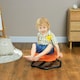 image 2 of AIYAPLAY Sensory Spinning Chair for Kids, for Balance, Coordination, Orange