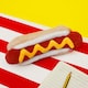 image 7 of Suck UK Plush Hot Dog Case - Fun Zipper Storage Pouch