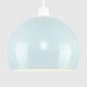 image 2 of ValueLights Arco Blue Ceiling Pendant Shade & Bulb
