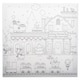 image 2 of Colour My Christmas Edition Santa's Workshop Design Canvas 300 x 300mm by Icon Art