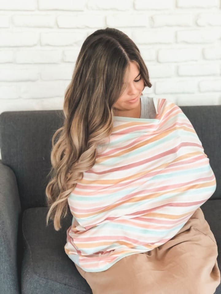 image 1 of Copper Pearl Nursing & Car Seat Cover Enchanted