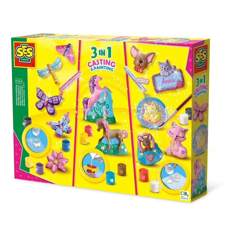 image 1 of SES CREATIVE Animals 3-in-1 Casting and Painting