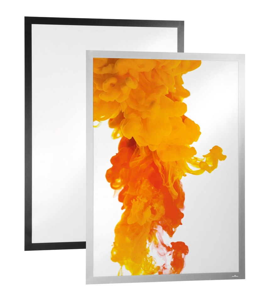 image 1 of Durable DURAFRAME UV Poster Adhesive Magnetic Signage Frame | A1 Black | Black
