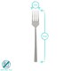 image 5 of Argon Tableware Stainless Steel Cake Forks - 15cm - Silver - Pack of 4