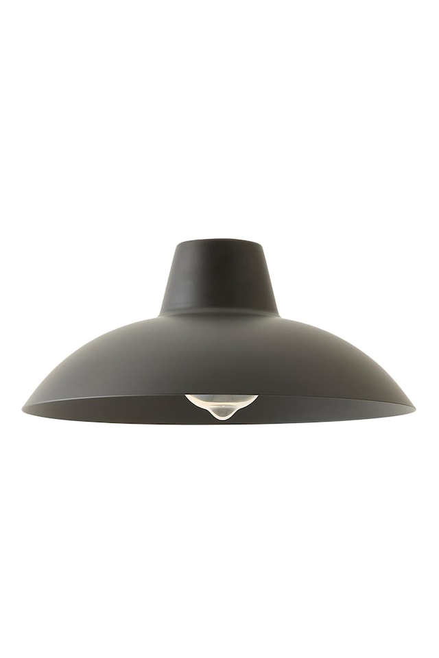 image 1 of ValueLights Civic Matte Black Easy Fit Ceiling Pendant Light Shade | Black