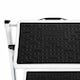 image 4 of Folding Portable 2 Step Stool Non Slip Tread Safety Steel Stepladder | White